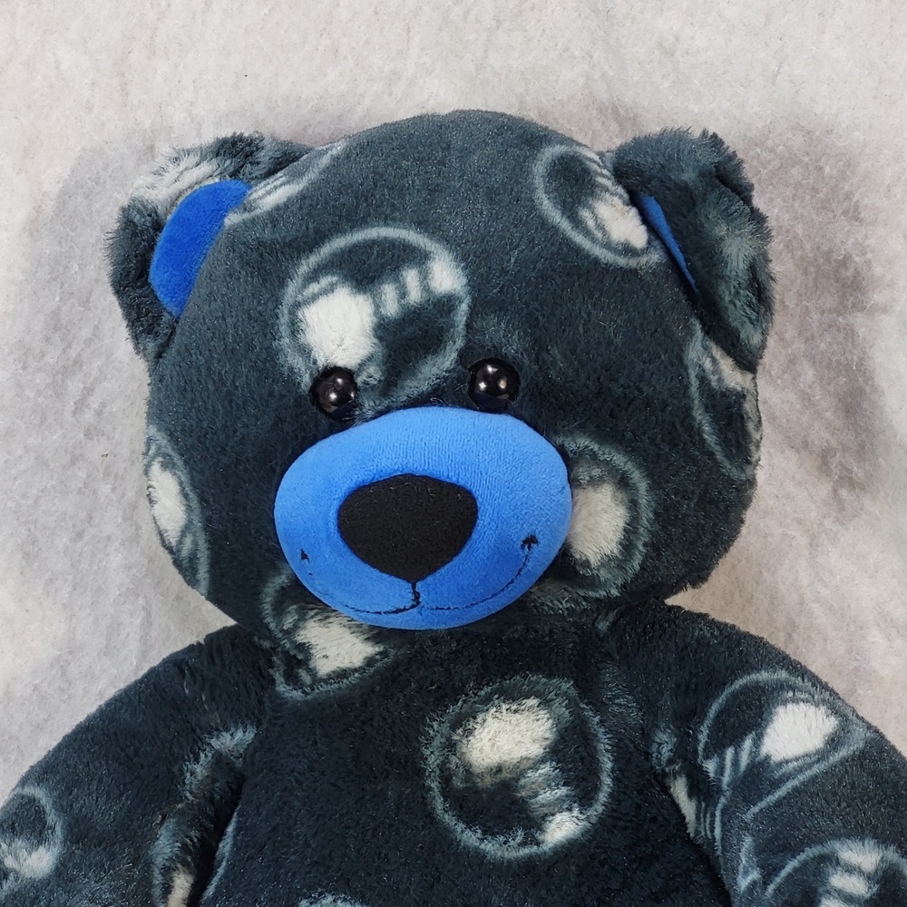 Build-A-Bear Marvel Avengers Thor Mjolnir Hammer Plush Teddy Bear Grey Blue 16"